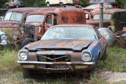 Las encantadoras joyas del depósito de chatarra de Old Car City, White, Georgia