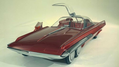 Ford's 6-Wheel Gullwing Concept That Had A Computer Screen In The '60s