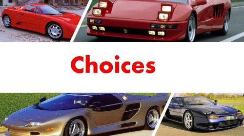CHOICES: Oddball '90s Supercars