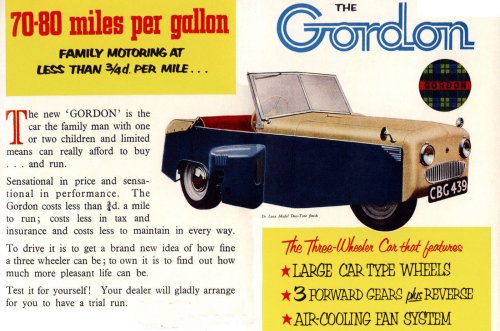 The mysterious world of the three-wheeled car
