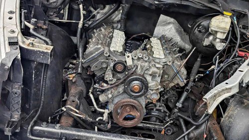 2003 Ram 1500 Hemi Swap Part 4: The Engine Finally Goes In