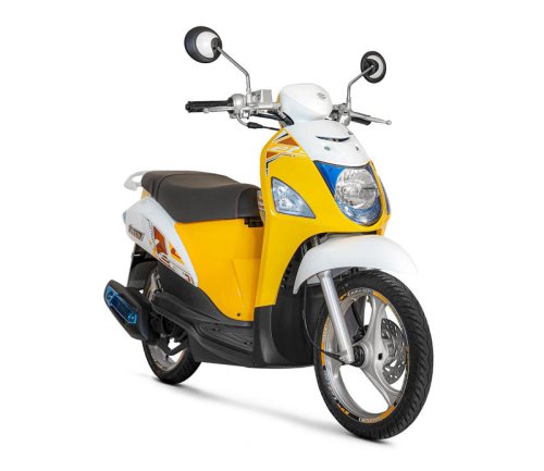 【ハヤブサルックのアツい1台！】スズキ「Let's110」は前後14インチの快速スクーター【世界でがんばる!! 日本メーカーの珍車大図鑑 Vol.17】