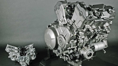 The first mass-produced motorcycle to use a factory V4 engine