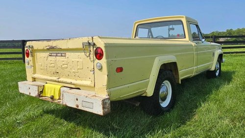 Jeep, Jeep Gladiator, Buick, 1960s Jeep Gladiator SJ-Gen J Series: The Pickup Truck with a Buick V8 Engine