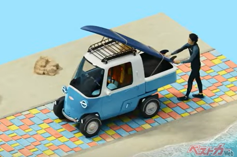 2回目の復活！ ダイハツの本命は軽四輪2人乗りのミゼットX!!