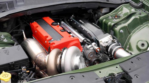 Honda K24-Swaped Hellcat Redeye Makes More Power Than Stock