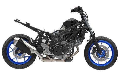 新型『SV-7GX』は足つき良好なだけじゃない！ 空力も前後サスペンションもタンク容量も装備もロングツーリングに本気だ！【スズキのバイク！ の新車ニュース／EICMA2025】