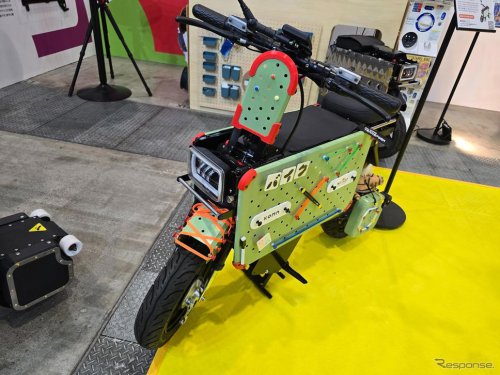 原付スポーツカーを受注生産！日本一周4万6000km走破の実力、ICOMAが提案する「おもちゃ箱」のようなモビリティ…ジャパンモビリティーショー2025