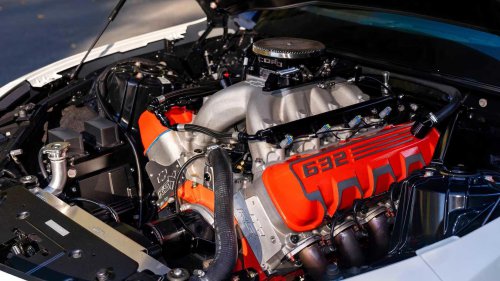 The biggest engine ever plonked under the hood of an American car