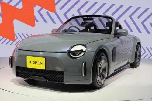 ダイハツは次期「コペン」の方向性を示すコンセプトカー「K-OPEN（コペン）」を展示【ジャパンモビリティショー2025】