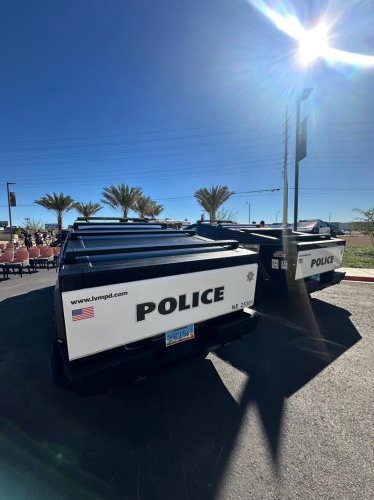 Cybertruck, Las Vegas police unveil new Cybertruck fleet