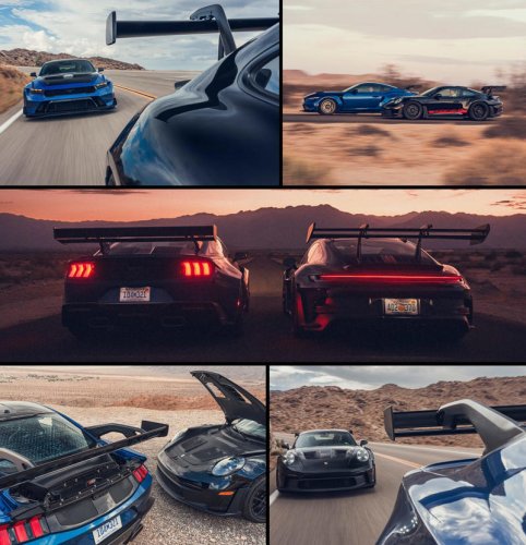Ford, Ford Mustang, Porsche, Porsche 911, Porsche 911 GT3, Porsche 911 GT3 RS, We Pit Ford's $300K Mustang GTD Against Porsche's 911 GT3 RS: Which Comes Out on Top?