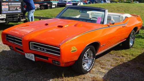 This rare 1969 Pontiac GTO Judge convertible became muscle car folklore