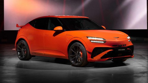 Genesis | Genesis GV60 Magma shows 'optimal' shift points for something that doesn't shift