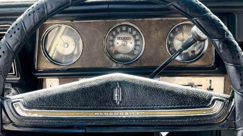 The Oldsmobile Vista Cruiser 455 is a sleeper wagon