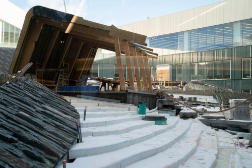 Inside Ford Motor's new world headquarters are nods to the past and cues to the future