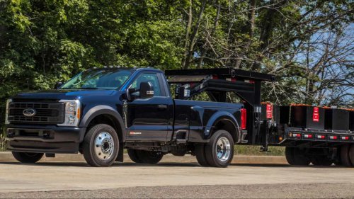 Can the Ford F-450 Super Duty fit in Europe's narrow streets and strict rules?