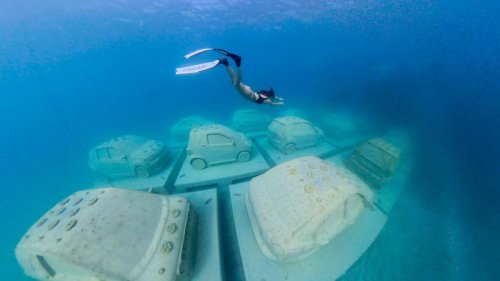 Este atasco submarino en Miami Beach es a la vez una obra de arte y una intervención ecológica