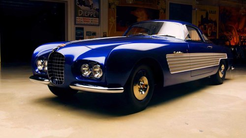 Jay Leno takes a drive in the extremely rare Ghia Cadillac coupe