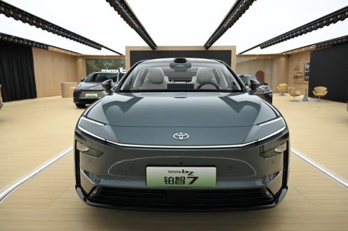 Toyota, Chevy, Toyota’s new electric sedan is huge, high-tech, and cheaper than a Chevy Bolt