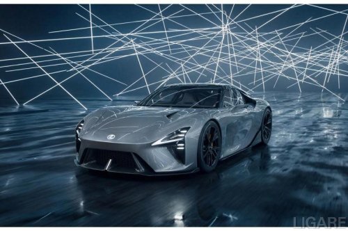 トヨタ、次世代EV「レクサスLFA」公開 スポーツカーの造形美継承