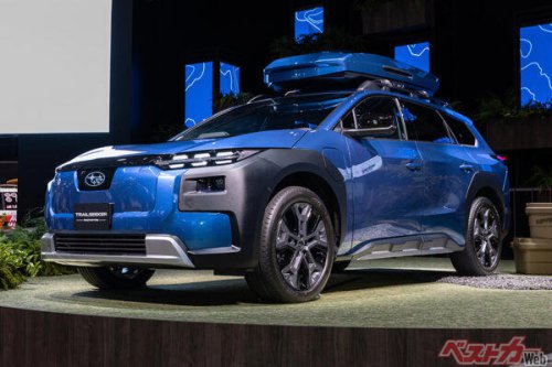 BEVでも荒野を行く? スバルのJMS2025は自然味あふれるラインナップだった!