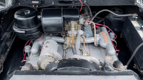 The most influential car of the 1940s made use of a helicopter engine