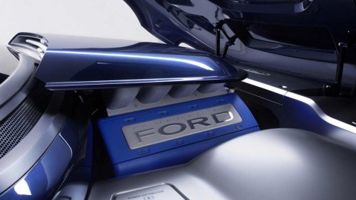 The four-door Ford V8 interceptor never made it to production