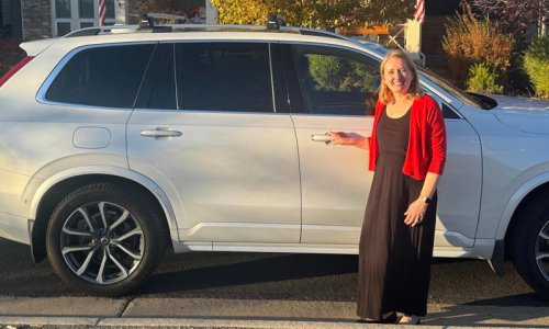 Volvo, My 2017 Volvo has more than 100,000 miles. It's old, paid off, and perfect for my family.