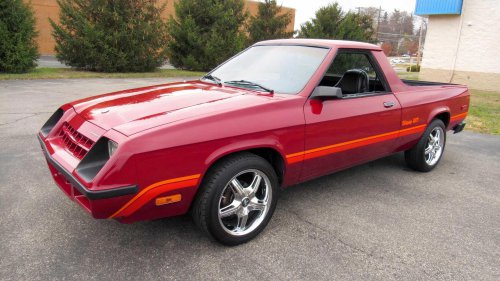 This weird truck only lasted 1 model year, and it was barely a truck