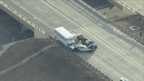 Northbound I-25 in northern Colorado reopens 5 1/2 hours after deadly 4-car crash