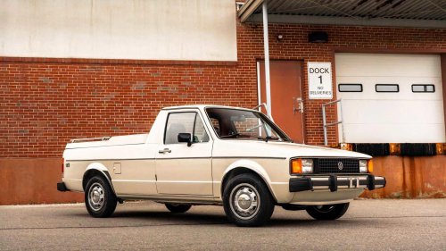 This weird truck only lasted 1 model year, and it was barely a truck