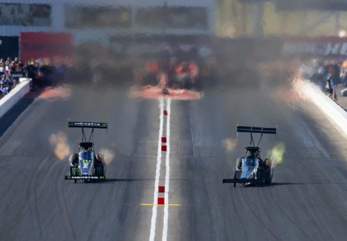 NHRA sisters Jasmine Salinas and Jianna Evaristo-Salinas bring speed and style to the track, in photos