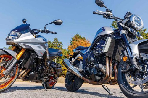【比較インプレ】ホンダ「CB1000F」VS スズキ「KATANA」〈太田安治編〉｜受け継がれた伝統と進化する魂のビッグネイキッドをレビュー