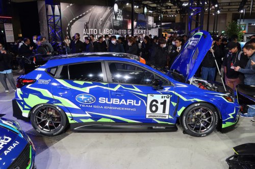 スバルがMT仕様の「WRX STI Sport #」ほかスペシャルモデルを出展【東京オートサロン2026】