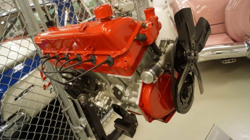 Chrysler, Chrysler's famous lopsided engine became a legend with a 40-year lifespan
