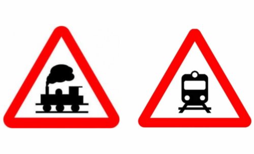 Sólo los buenos conductores saben la diferencia entre estas dos señales: ¿cuál es?