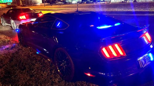 Super speeder teen maxed out his Mustang at 154 mph, then realized the cop did too