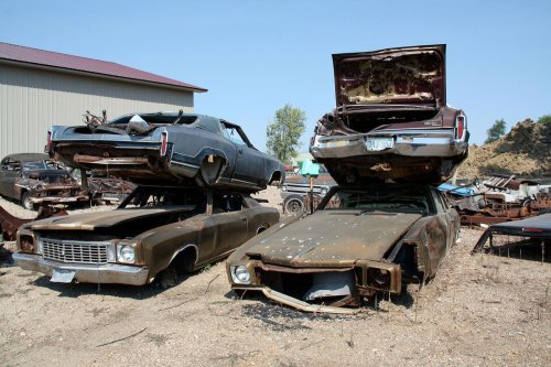 The junkyard gems of Doug’s Auto Parts in Marshall, Minnesota