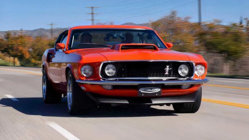 Jay Leno reviews the Revology 1969 Mustang Boss 429
