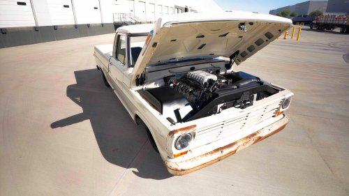 This crusty F-100 sleeper was built to obliterate your Mustang