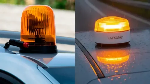 No confundas la baliza V-2 con la V16 por su luz ámbar porque tiene una función distinta