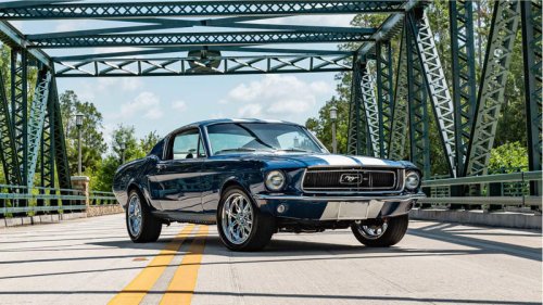 Jay Leno reviews the Revology 1969 Mustang Boss 429