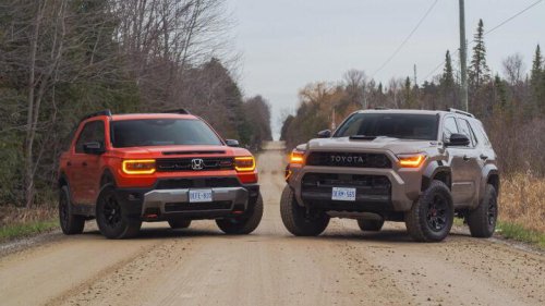 Toyota 4Runner TRD Pro vs Honda Passport TrailSport comparison