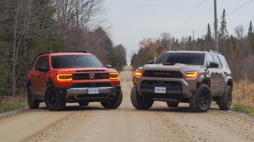 Toyota, Toyota 4Runner, Honda, Honda Passport, Toyota 4Runner TRD Pro vs Honda Passport TrailSport comparison