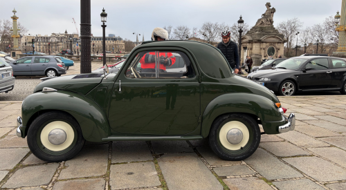 Check out all the cool cars of La Traversee de Paris