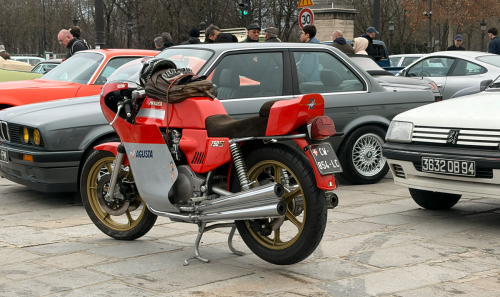 Check out all the cool cars of La Traversee de Paris