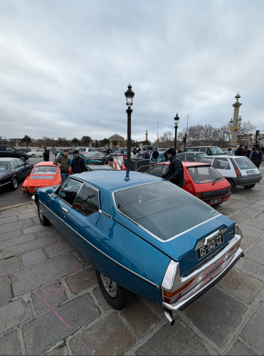Check out all the cool cars of La Traversee de Paris