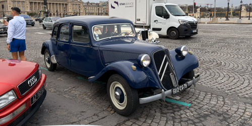 Check out all the cool cars of La Traversee de Paris