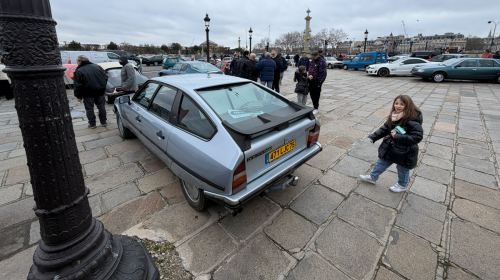 Check out all the cool cars of La Traversee de Paris